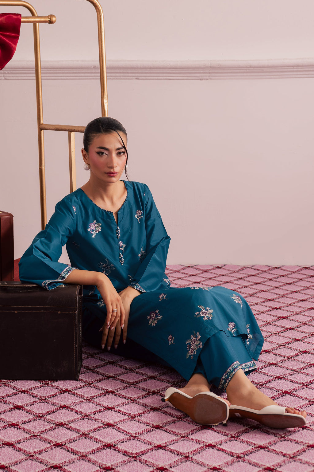 Kasak - 2Pc Embroidered Dress