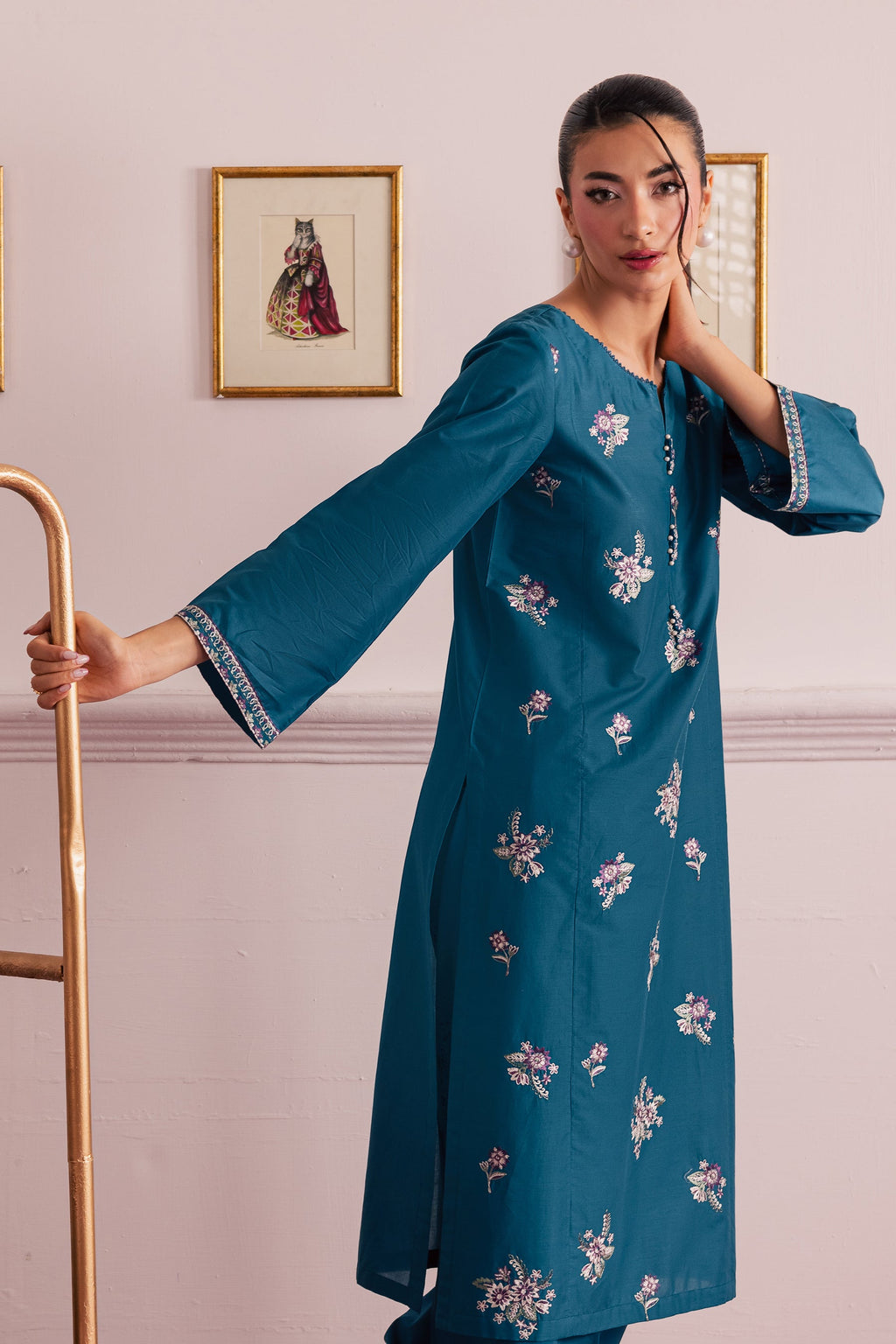 Kasak - 2Pc Embroidered Dress