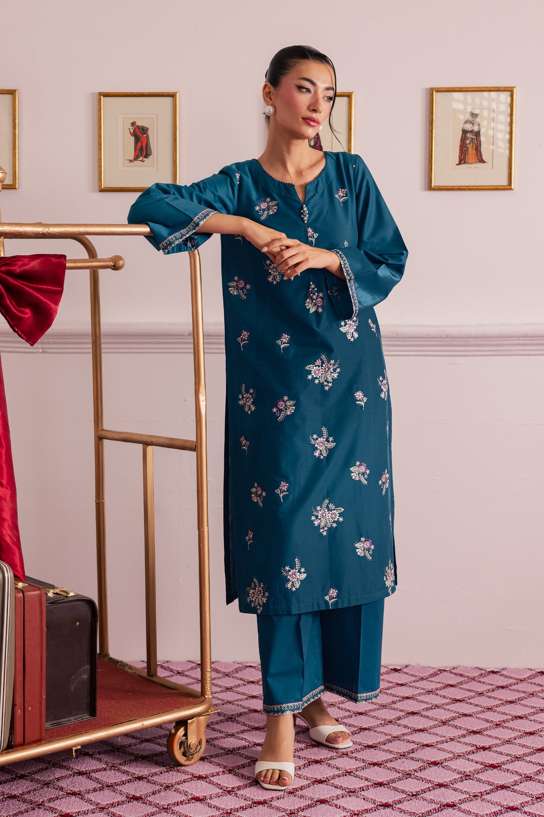 Kasak - 2Pc Embroidered Dress