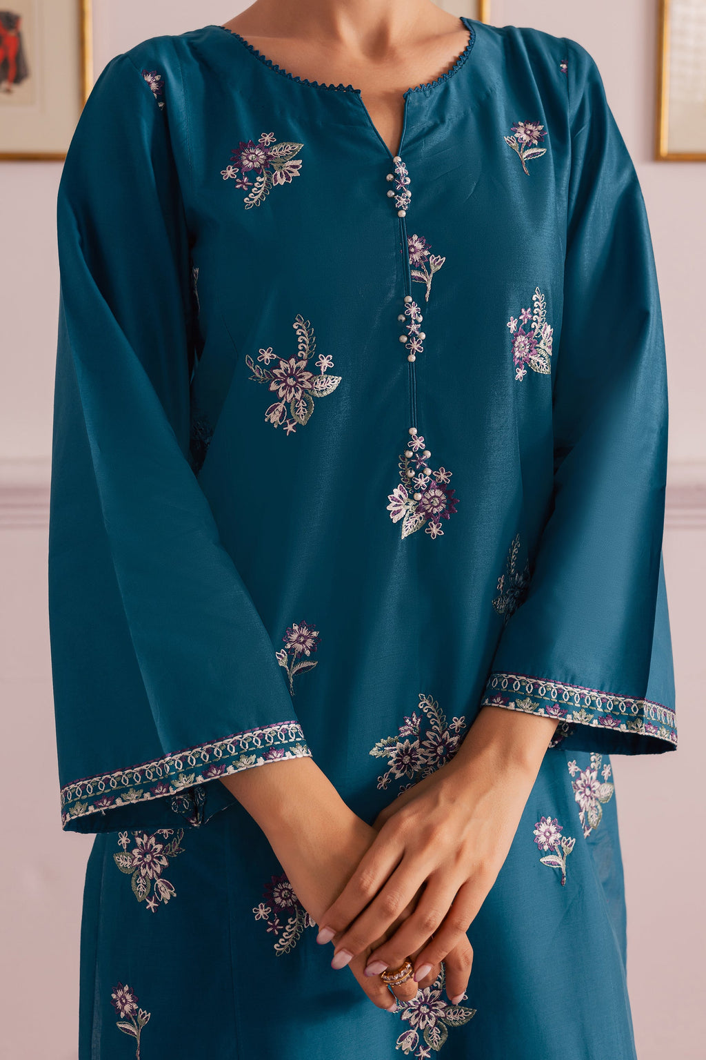 Kasak - 2Pc Embroidered Dress