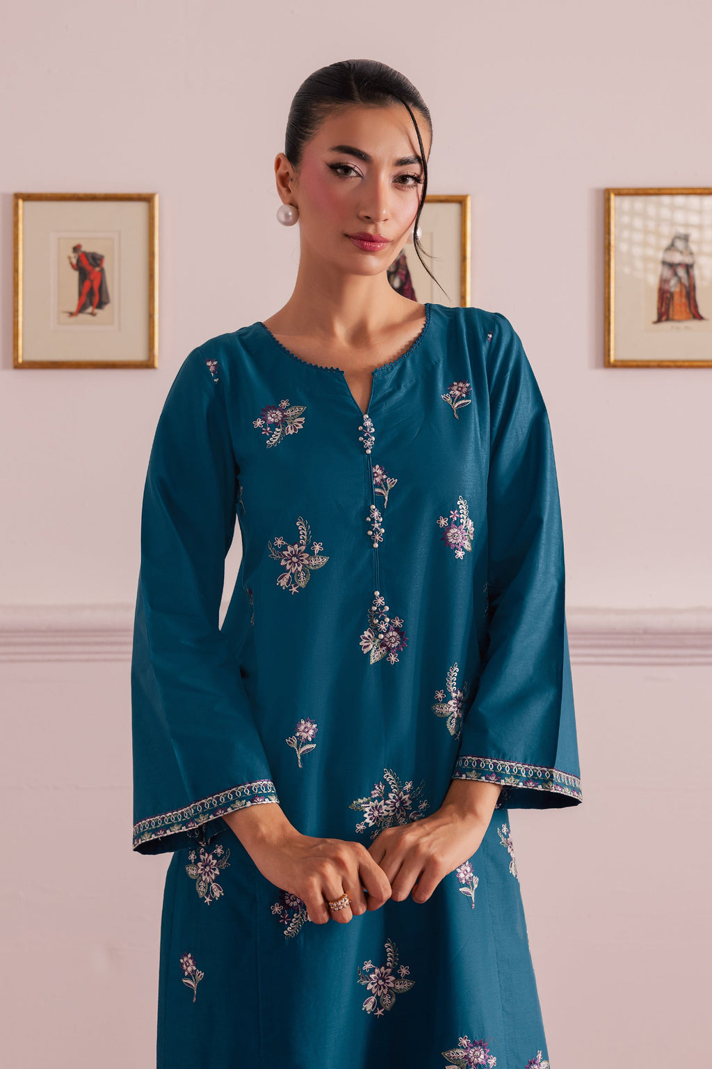 Kasak - 2Pc Embroidered Dress