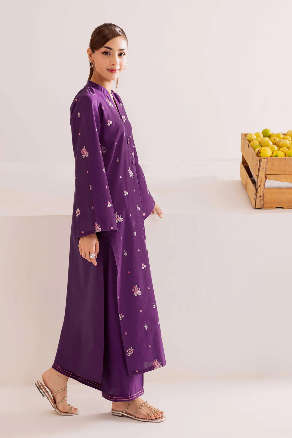 Verbena - 2Pc Embroidered Dress