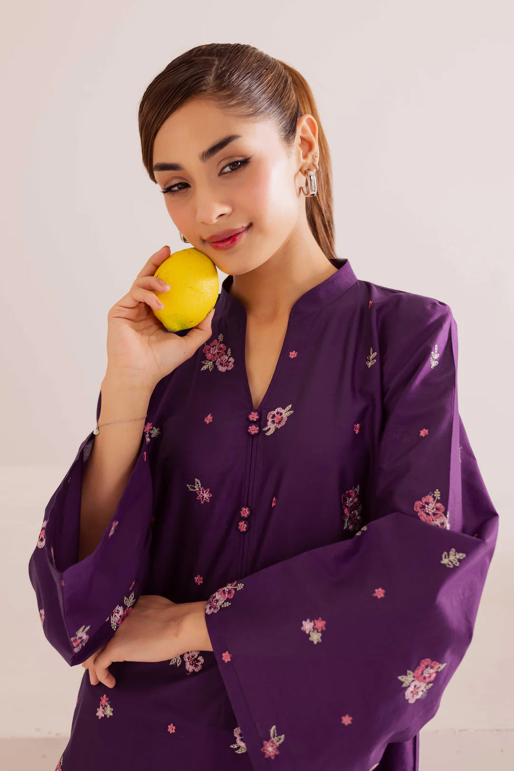 Verbena - 2Pc Embroidered Dress