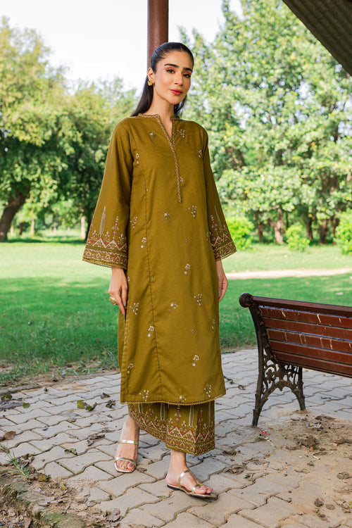 Bonsai - 2Pc Embroidered Dress