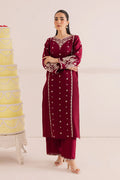 Zarqun - 2Pc Embroidered Dress