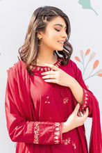 Load image into Gallery viewer, Reddish Maroon 2PC-Embroidered Stitched Outfit
