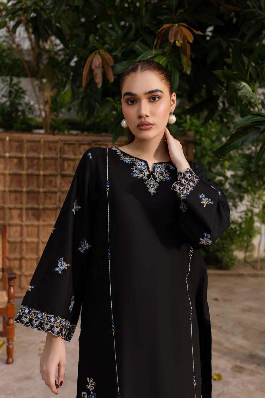 Cocos - 3Pc Embroidered Dress