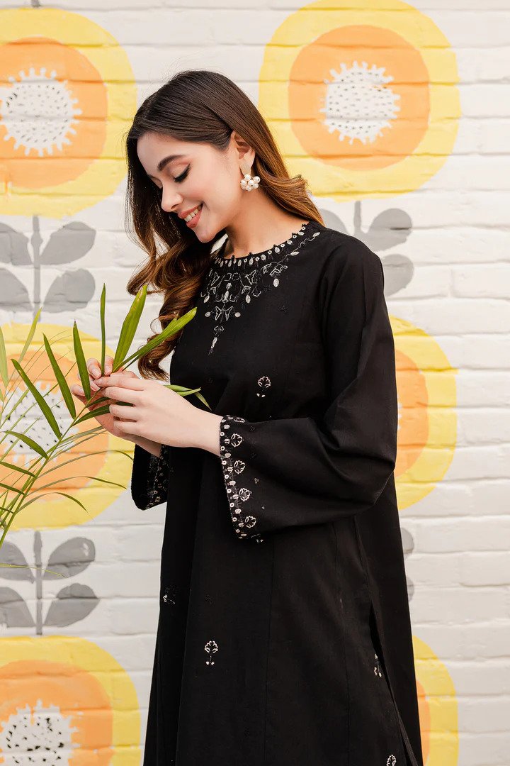 OBSIDIAN 2PC  Stuff  Embroidered Stitched Outfit