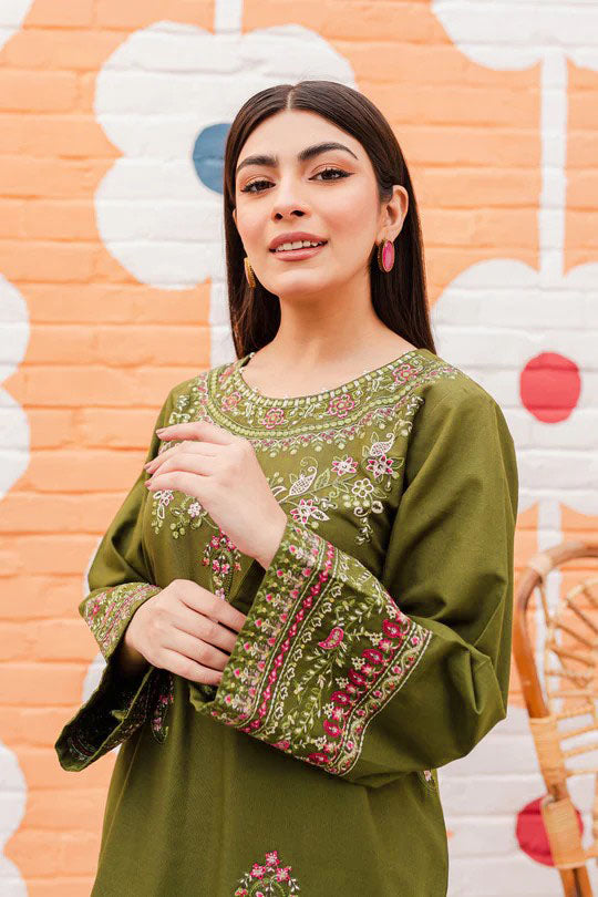 Hina - 2Pc Embroidered Dress