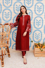 Load image into Gallery viewer, Lalande Maroon 2PC Embroidered Stitched Outfit
