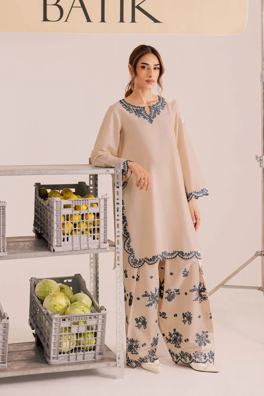 Fire Fly - 2Pc Embroidered Dress