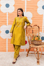 Load image into Gallery viewer, Kashmala 2PC-Cotton Stuff Embroidered Stitched Outfit
