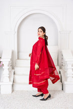 Load image into Gallery viewer, Sidr Rose 3PC Embroidered Stitched Outfit
