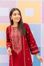 Load image into Gallery viewer, Arushi Red-2PC- Embroidered Stitched Outfit
