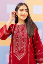 Load image into Gallery viewer, Arushi Red 01 PC-Cotton Stuff Embroidered Stitched Outfit
