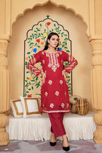 Load image into Gallery viewer, 02-PC Premium Embroidered Suit Organza
